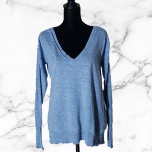 J. Crew | V Neck Pullover Sweater | Blue